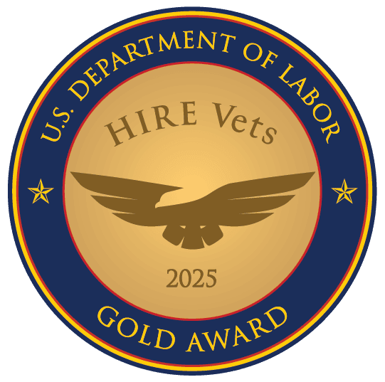 2025 Hire Vets Gold Award